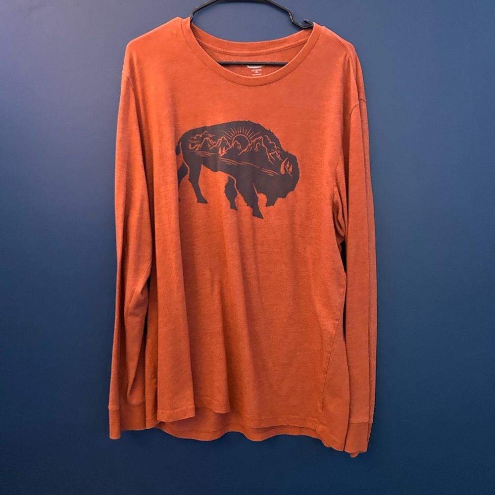orange long sleeve
